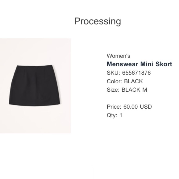Abercrombie & Fitch Menswear Mini Skort - Picture 2 of 6